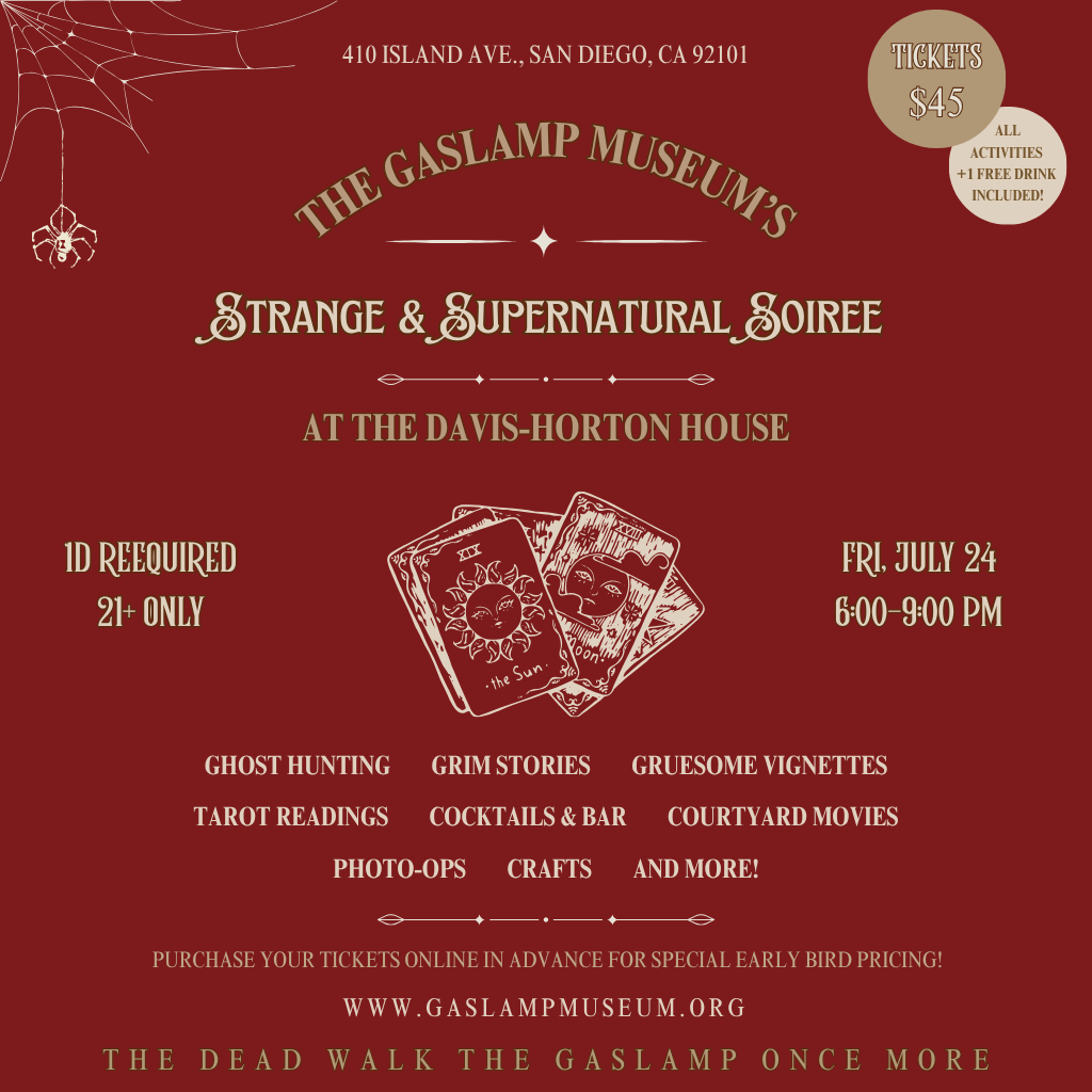 Strange & Supernatural Soiree - July 24th After-Hours Event - SPECIAL EARLY BIRD PRICING