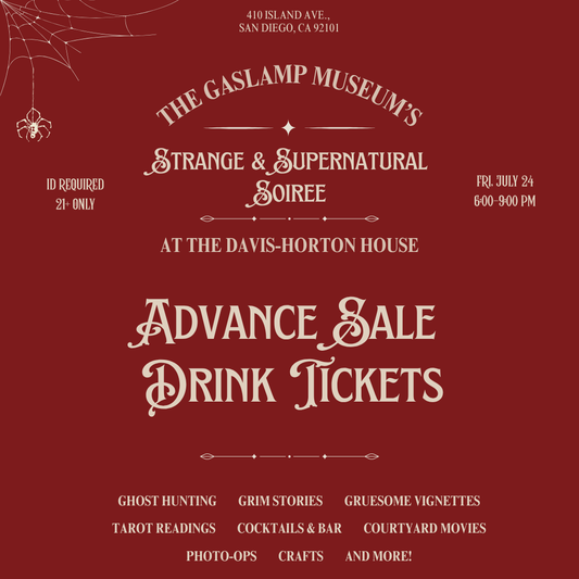 Advance Purchase Drink Ticket Sale - Strange & Supernatural Soiree