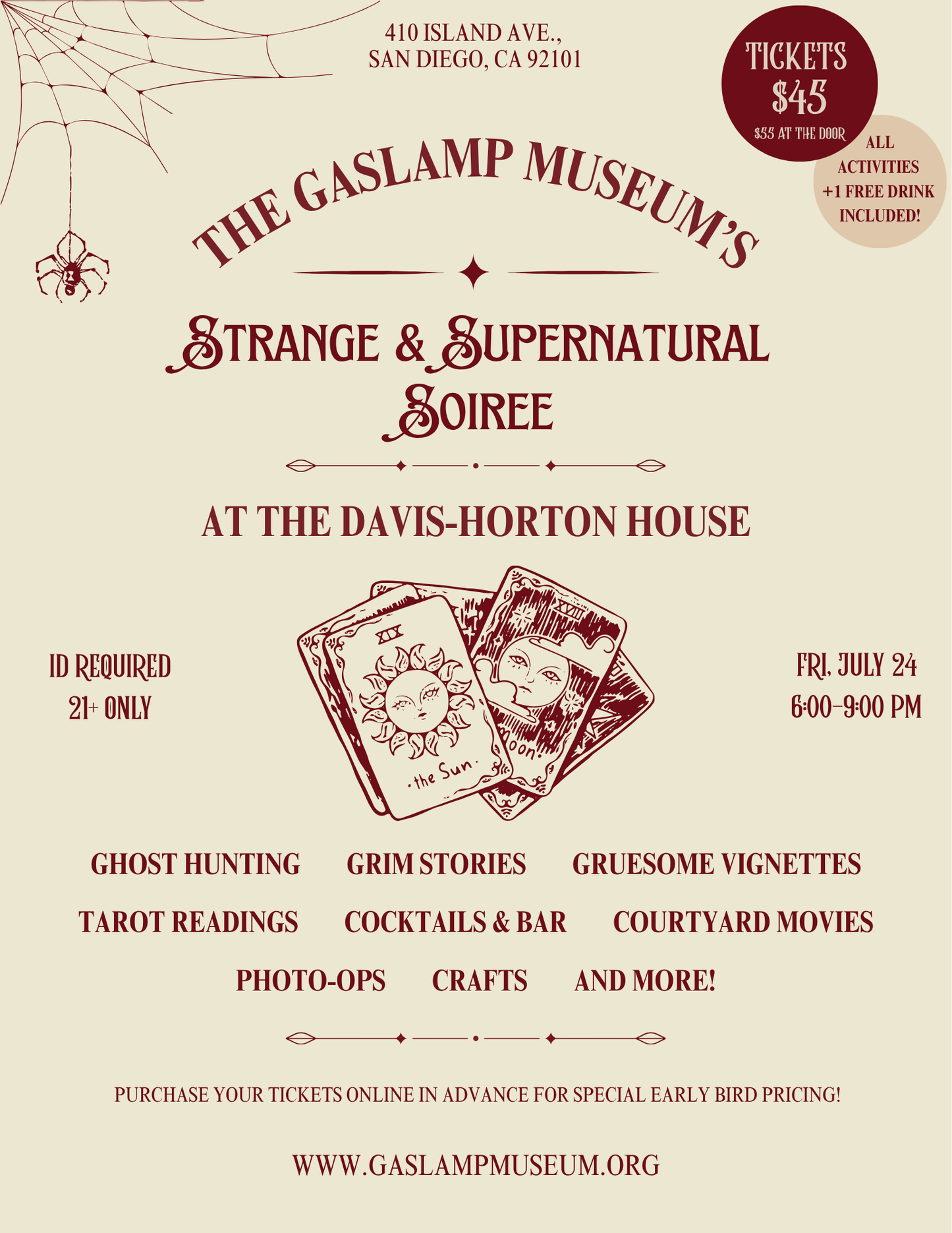 Strange & Supernatural Soiree - July 24th After-Hours Event