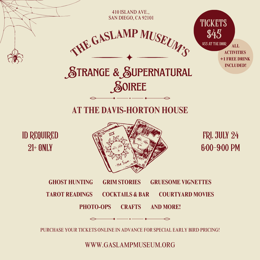 Strange & Supernatural Soiree - July 24th After-Hours Event