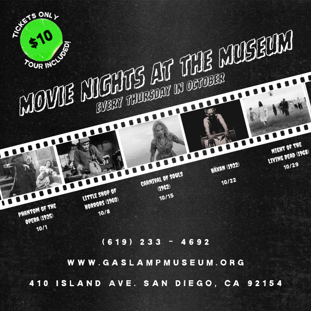 Movie Nights at the Museum (Every Thursday in October!)