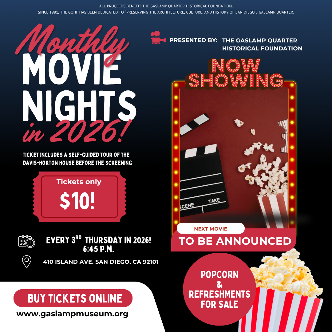 Monthly Movie Nights at the Museum