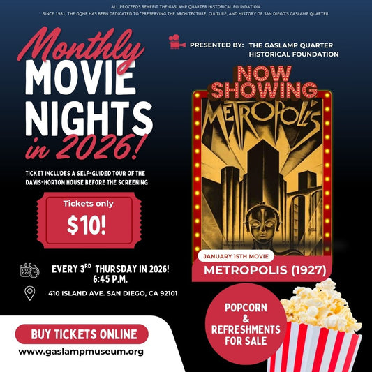 Monthly Movie Nights at the Museum